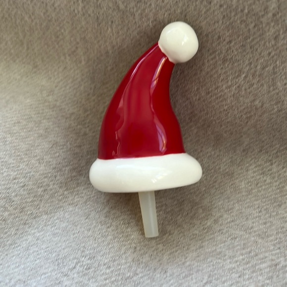 Nora Fleming RETIRED Santa Hat Mini with NF Initials - Picture 1 of 4